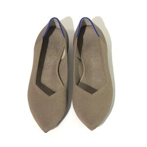 Rothy's Portobello The Point II Women’s Pointed Toe Flat Brown